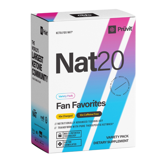 Cetonas NAT 20 - Vários Sabores (com e sem cafeína) - 20 saquetas