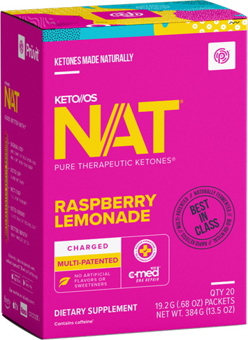 Cetonas Raspberry Lemonade (com cafeína) - 20 saquetas